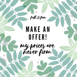 Make an offer if you like something you see. Thanks!